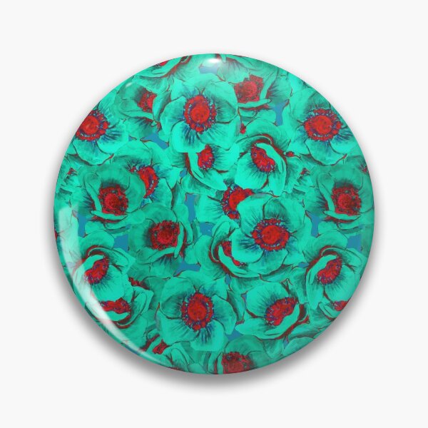 Item preview, blue anemone flowers designed and sold by cemreyigitsahin.