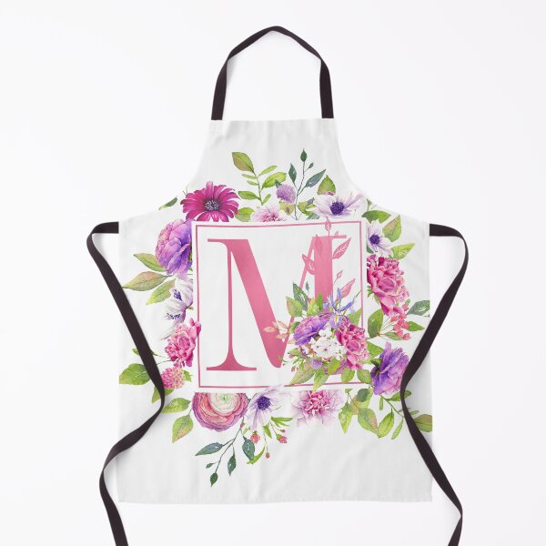 Item preview, Pink Floral Monogram - M designed and sold by Amanda-Lakey.