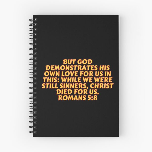 Item preview, Bible Verse Romans 5:8 designed and sold by Prayingwarrior.