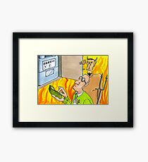 Meter Reader Framed Print
