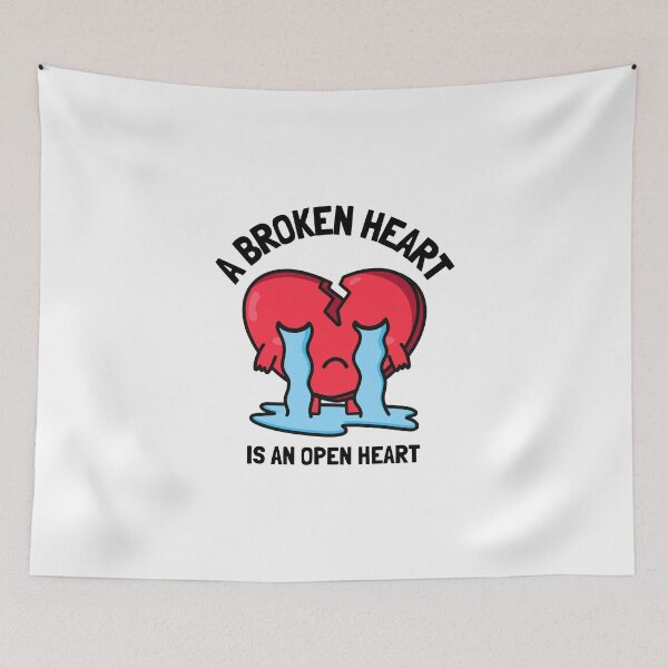 Item preview, A Broken Heart is an Open Heart designed and sold by DomGDesign.