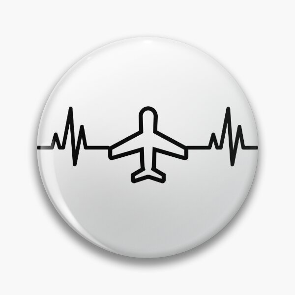 Item preview, Plane with heartbeat designed and sold by Aedrikan.