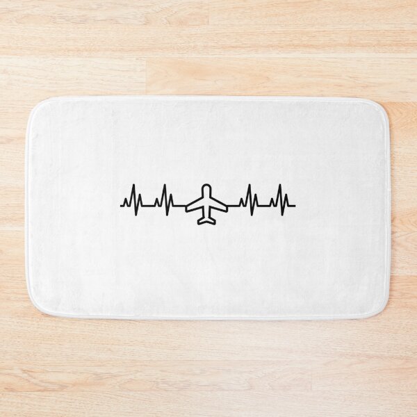 Item preview, Plane with heartbeat designed and sold by Aedrikan.