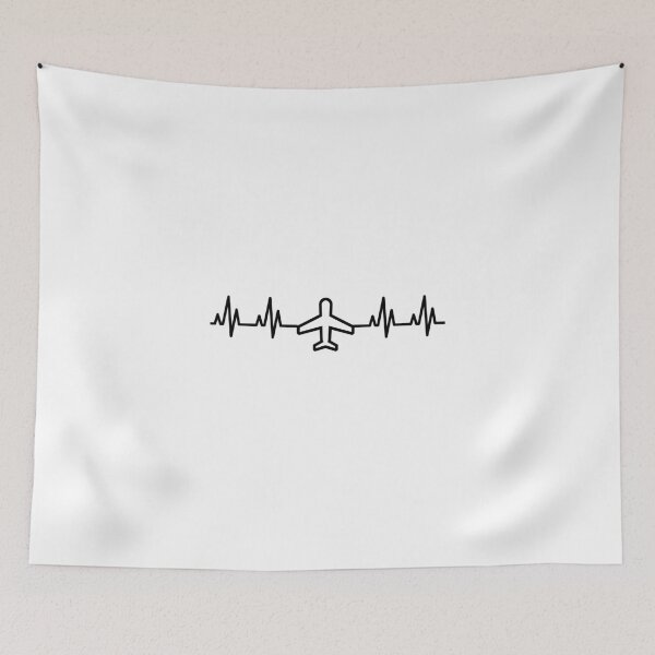 Item preview, Plane with heartbeat designed and sold by Aedrikan.