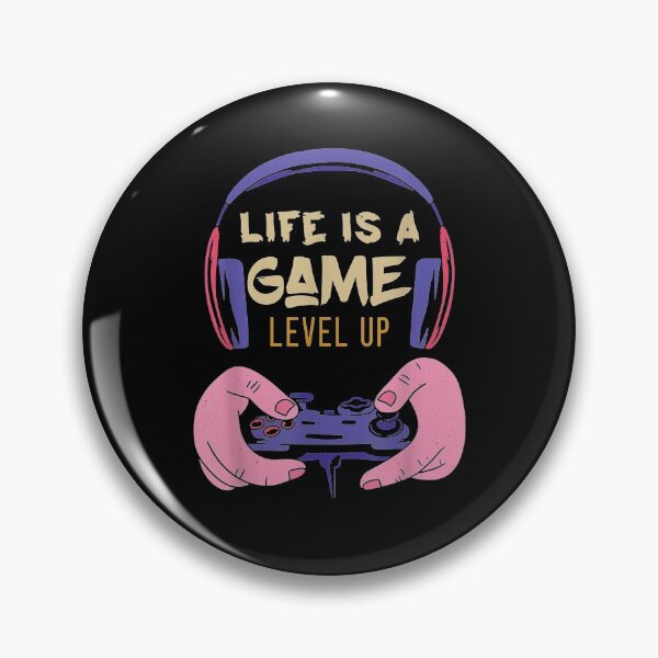 Item preview, Life Is A Game Level Up Inspirational Quote Gamer  designed and sold by saigeorion.