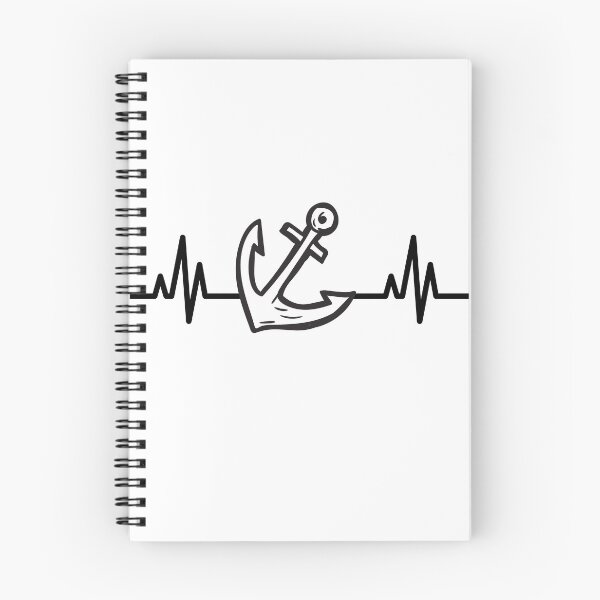 Item preview, Anchor with heartbeat designed and sold by Aedrikan.