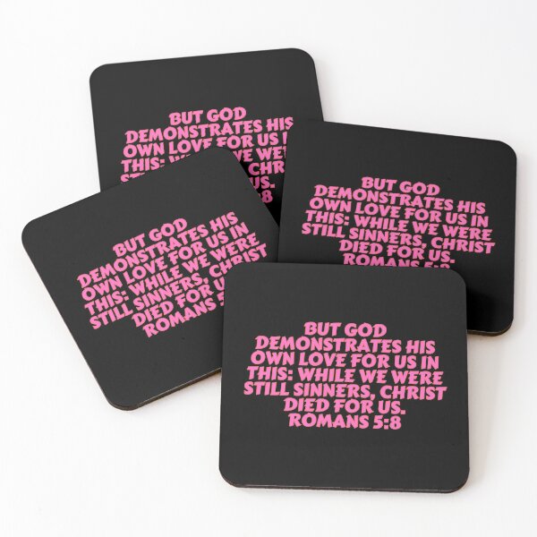 Item preview, Bible Verse Romans 5:8 designed and sold by Prayingwarrior.