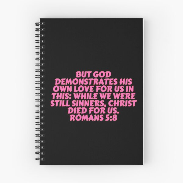 Item preview, Bible Verse Romans 5:8 designed and sold by Prayingwarrior.