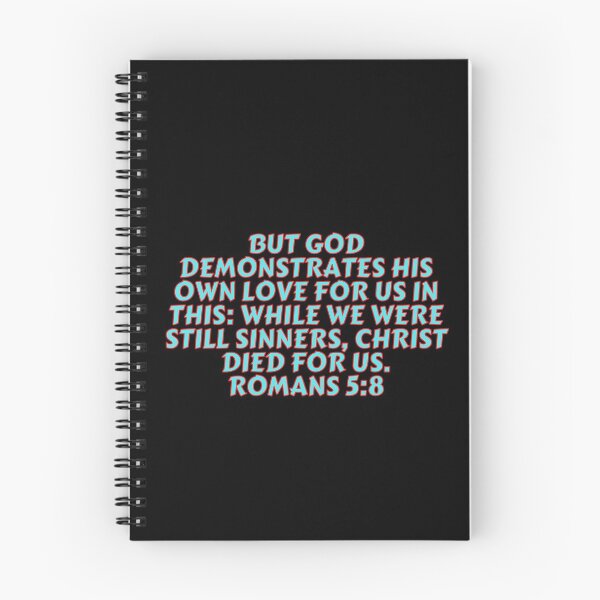 Item preview, Bible Verse Romans 5:8 designed and sold by Prayingwarrior.