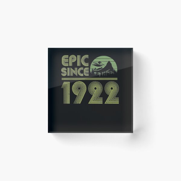 Item preview, Birthday 365 Epic Since 1922 Birthday Gift Retro Style  designed and sold by saigeorion.