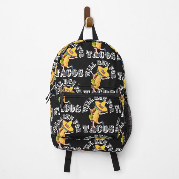 Item preview, WILL RUN FOR TACOS, FUNNY TACOS, KEEP FIT TACOS, designed and sold by R B Chrystal.