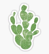 Linocut Cacti #1 Sticker