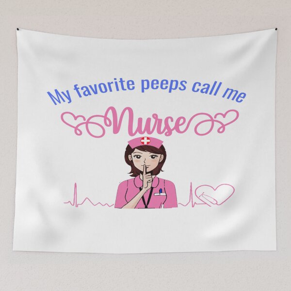 Item preview, My favorite peeps call me nurse. designed and sold by Samvy.