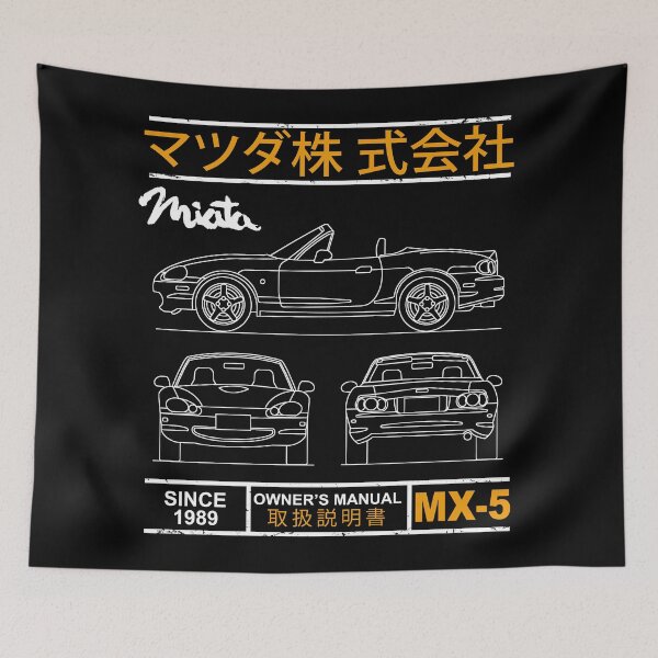 Item preview, Blueprint of the MX-5 Miata designed and sold by rogue-design.