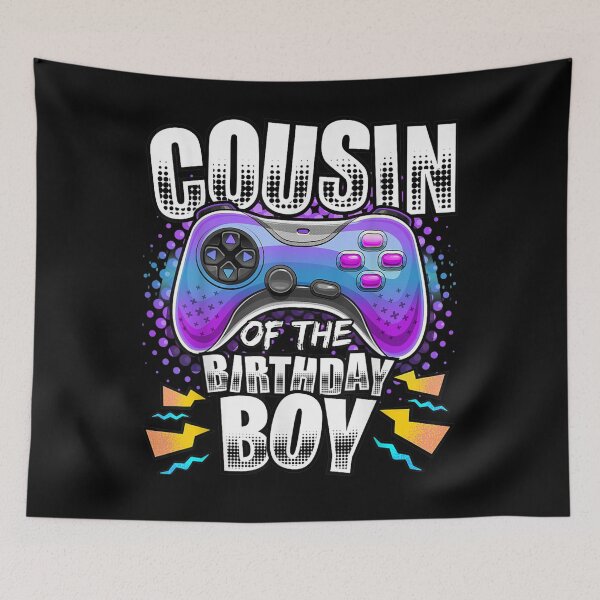 Item preview, Cousin Of The Birthday Boy Matching Video Gamer Party  designed and sold by saigeorion.