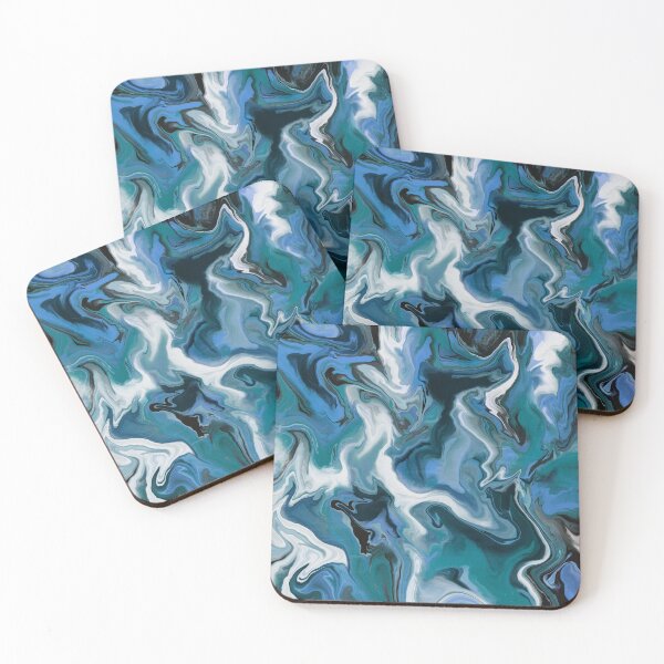 Item preview, Blue Marble Texture Pattern designed and sold by Artsychoke.