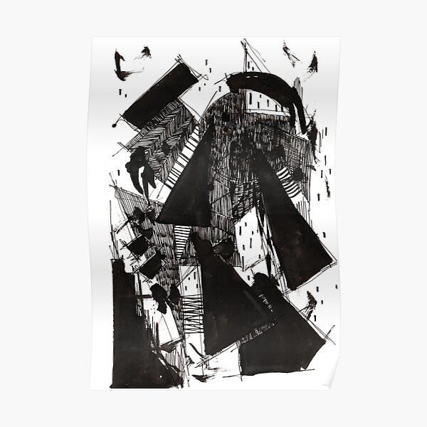 Monochrome Architecture 003 Poster