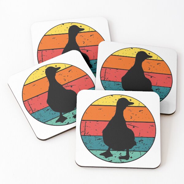 Item preview, Duck Lover Owner Retro Vintage Sunset designed and sold by gillys.