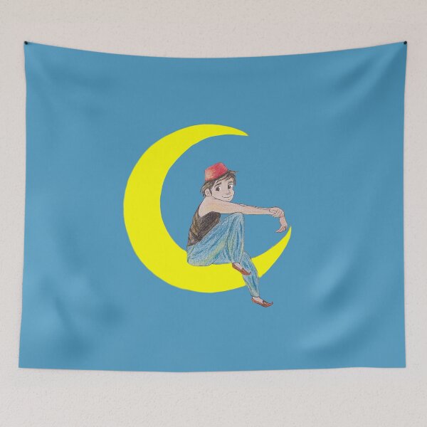 Item preview, The moon with man designed and sold by MonaLisaStore.