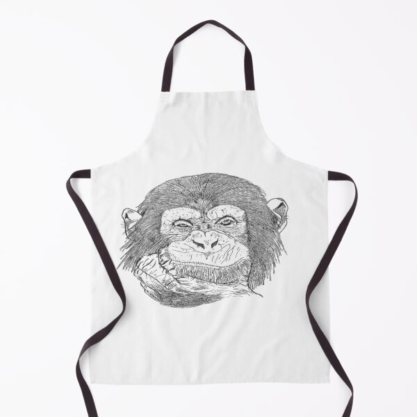 Item preview, monkey face - funny designed and sold by GREEN-TEA-PRO.