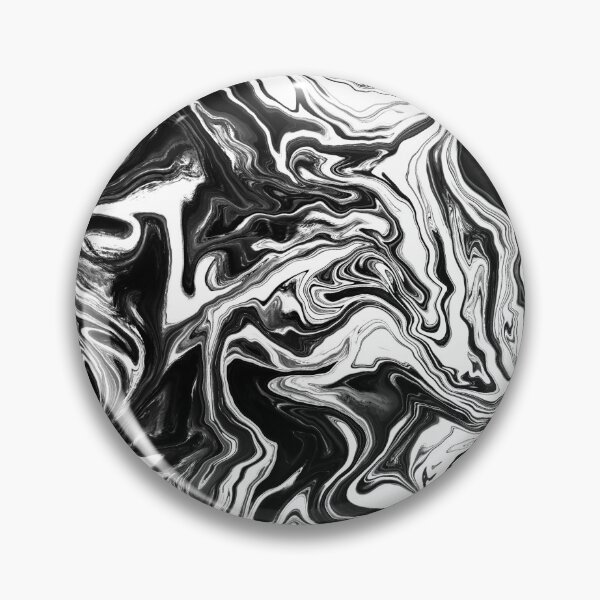 Item preview, Black and White Monochrome Marble Texture Pattern  designed and sold by Artsychoke.