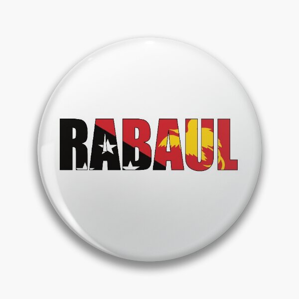Item preview, Rabaul with Papua New Guinea Flag designed and sold by PNG-pikinini.