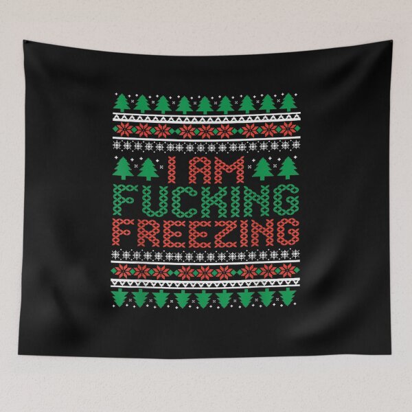 Item preview, I Am Freezing Sarcastic Christmas Holiday Festive Pun  designed and sold by saigeorion.