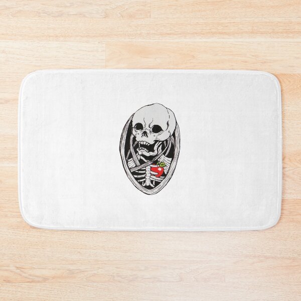Item preview, skull and apple heart designed and sold by krivpato.