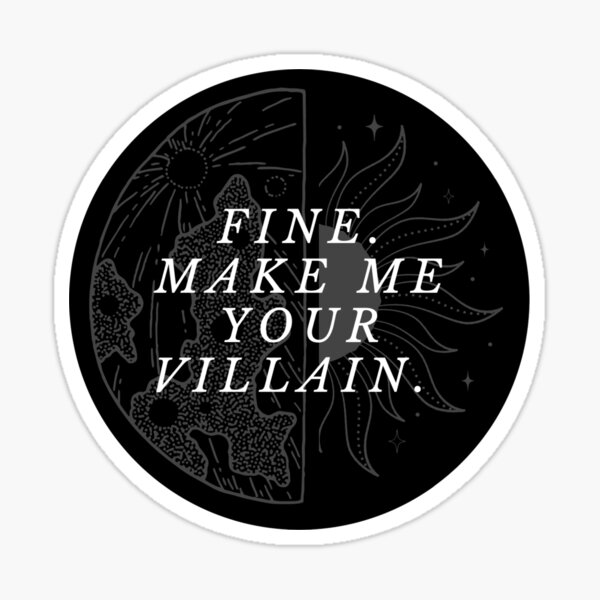 Grisha trilogy shadow and bone Fine Make Me Your Villain Bookish Pin Badge