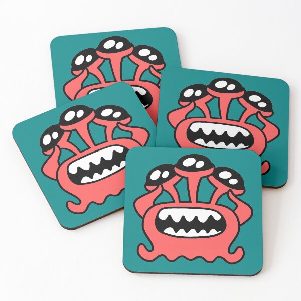 Item preview, Steven The Red Happy Monster designed and sold by monsterino.