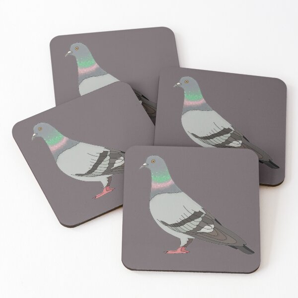 Item preview, pigeon walk 2020, grey background designed and sold by Naty Design Prague.