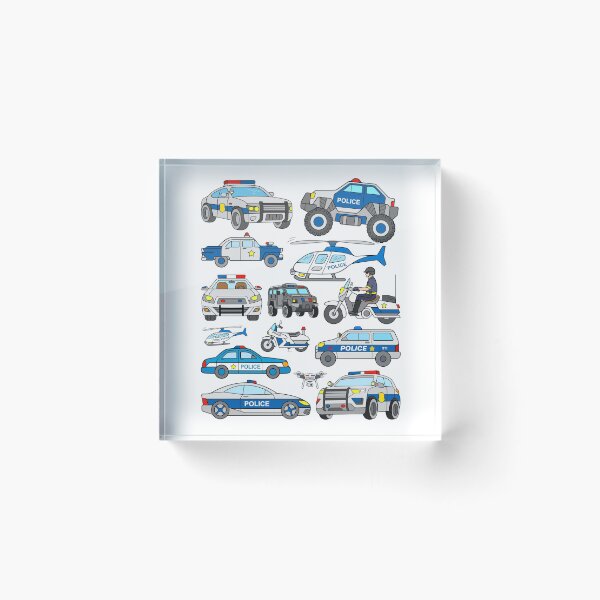 Item preview, Police Car Design designed and sold by samshirts.