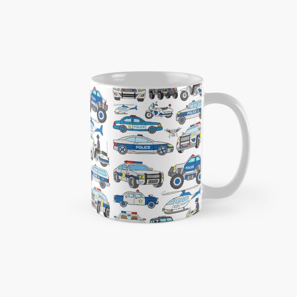 Artikelvorschau, Polizeiauto-Design entworfen und verkauft von samshirts.