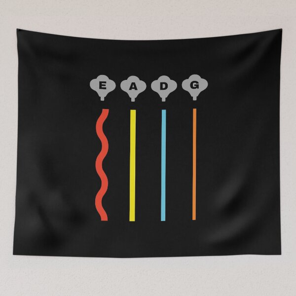 Item preview, EADG Neon Colors Bass Strings designed and sold by nightsworthy.