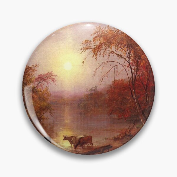 Item preview, Indian Summer Hudson River - Albert Bierstadt designed and sold by 2Girls1Shirt.
