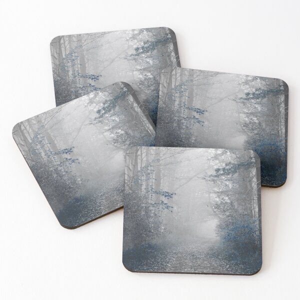 Item preview, Gray and Navy Foggy Forest designed and sold by Brooke T Ryan Photographic Art.