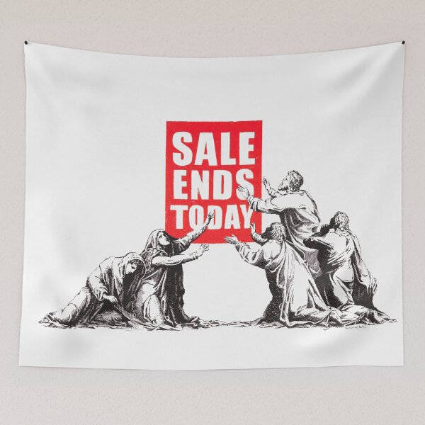 Item preview, Banksy Sale Ends designed and sold by WE-ARE-BANKSY.