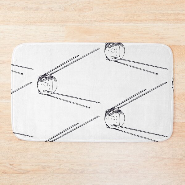 Item preview, Sputnik, satellite, Space Capsule, Illustrated Tribute designed and sold by FoleyPottery.