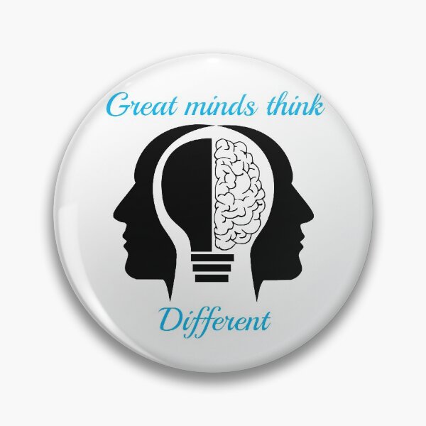 Item preview, Great minds think different. designed and sold by Samvy.