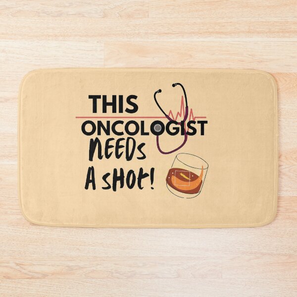 Item preview, This Doctor Needs a Shot of Alcohol- Funny Oncologist doctor Gift Ideas- Black Text designed and sold by EvaWolf.