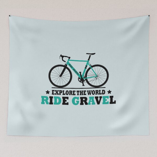 Item preview, Gravel Bike Ride Gravel Explore The World Road Cyclist designed and sold by grinta2021.