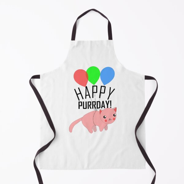 Item preview, Cute happy birthday flying cat balloons designed and sold by Graciouss.