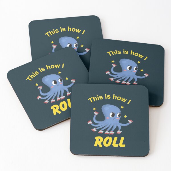 Artikelvorschau, So rolle ich, Octopus im Skates Design entworfen und verkauft von lmcvinco.