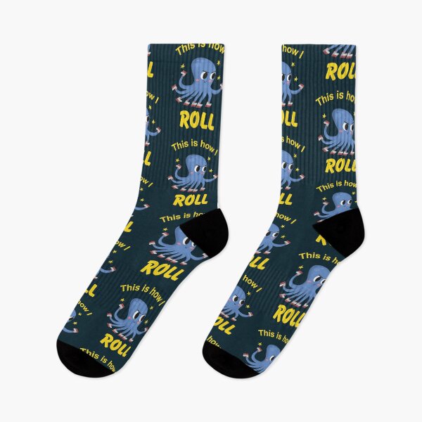 Artikelvorschau, So rolle ich, Octopus im Skates Design entworfen und verkauft von lmcvinco.