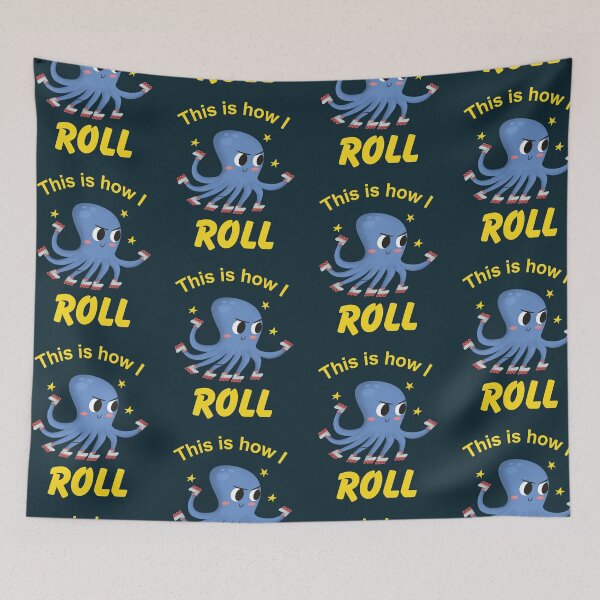 Artikelvorschau, So rolle ich, Octopus im Skates Design entworfen und verkauft von lmcvinco.