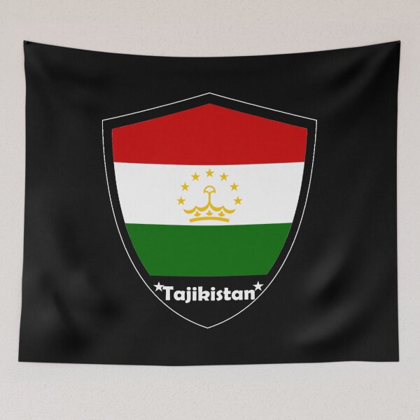 Artikelvorschau, Tadschikistan Flaggenabzeichen entworfen und verkauft von Gina-Driada.