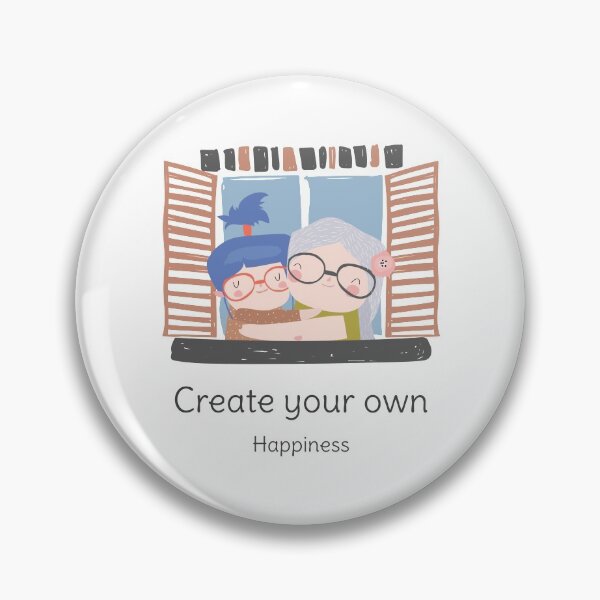 Item preview, Create Your Own Happiness - Happy Hugging designed and sold by ArtYoto.
