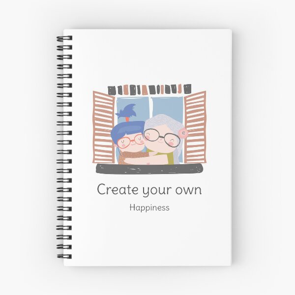 Item preview, Create Your Own Happiness - Happy Hugging designed and sold by ArtYoto.