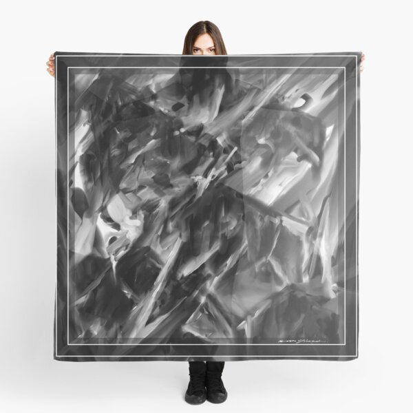 E S C_06 BLACK & WHITE Scarf
