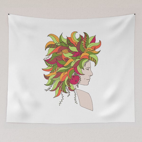 Item preview, Fall girl designed and sold by NitArtCafe.